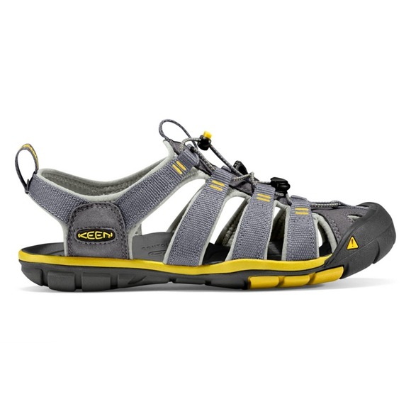 Keen Clearwater Cnx 1009036 Sandal in Gargoyle/Super Lemon sz 7.5
